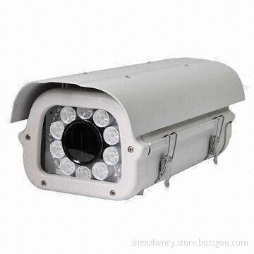 LED Camera Housing with 25W Power, Measures 172x155x390mm